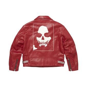 [max］Supreme/Schott Supreme 25FW Supreme®/Schott® Leather Racer Jacket