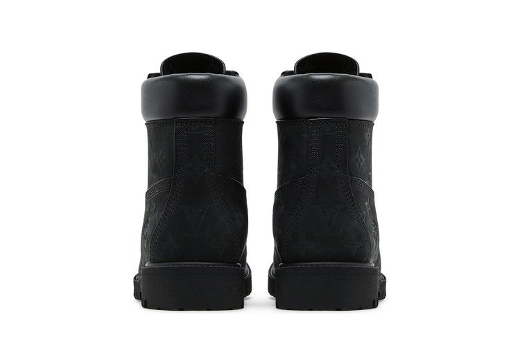 Louis Vuitton X 6 Inch Ankle Boot Embossed Monogram - Black