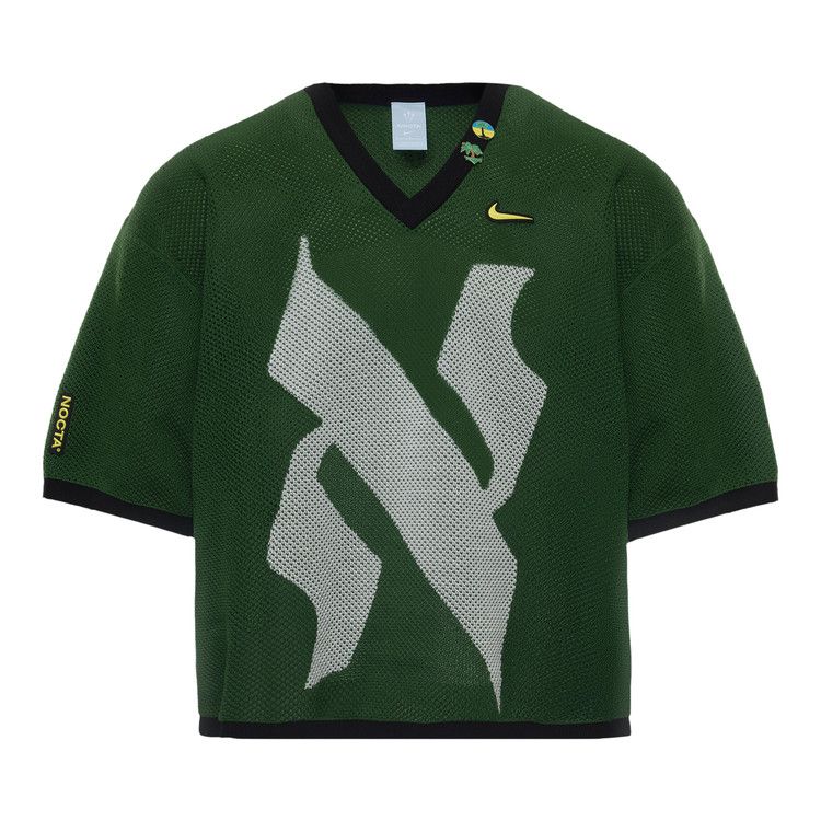 Buy Nike x NOCTA Vybz Green Knit Short Sleeve 'Forest Green' - NO
