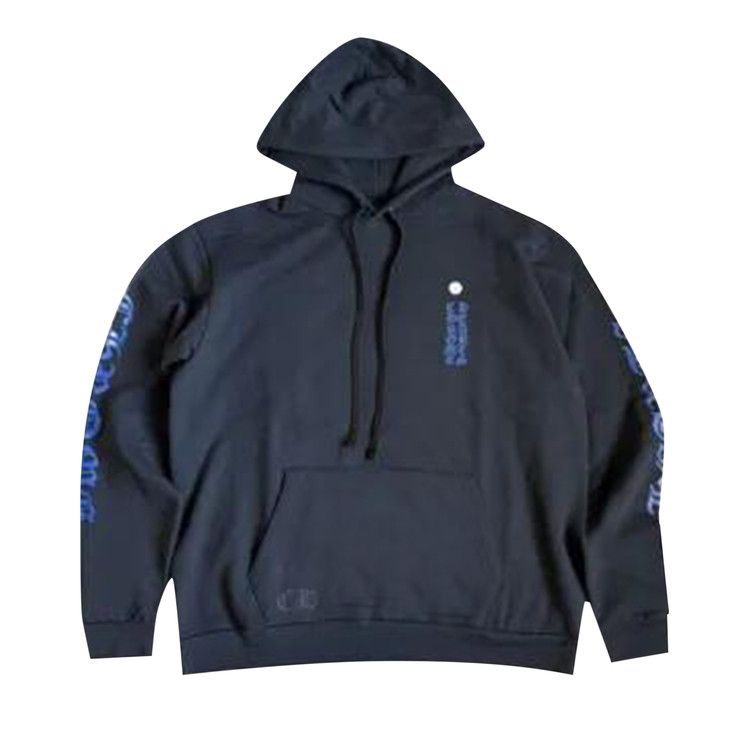 Chrome Hearts Chrome Hearts Vertical Logo Hoodie Black