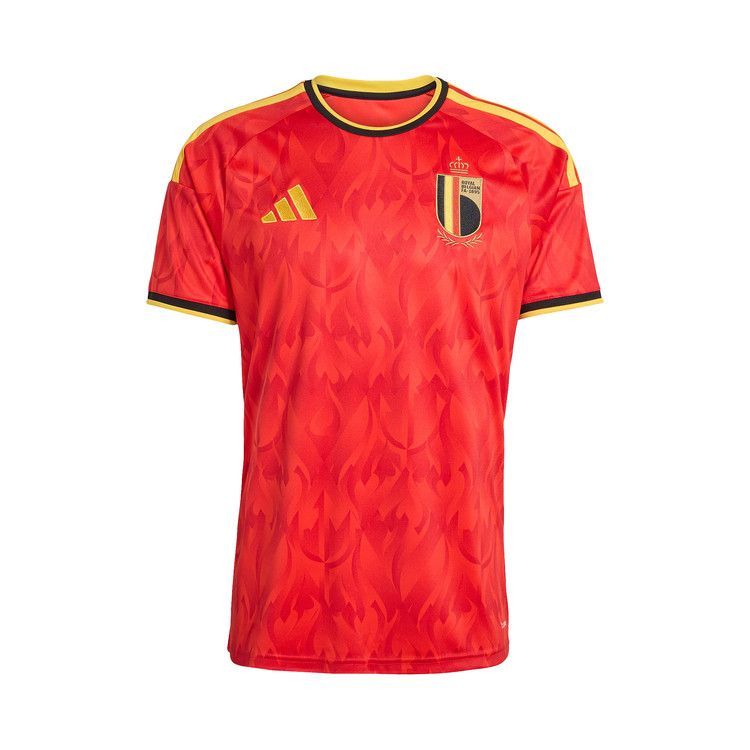 adidas Belgium 2026 Home Jersey Red Bold Gold — foto 2