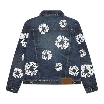 Buy Denim Tears Cotton Wreath Denim Jacket 'Dark Wash