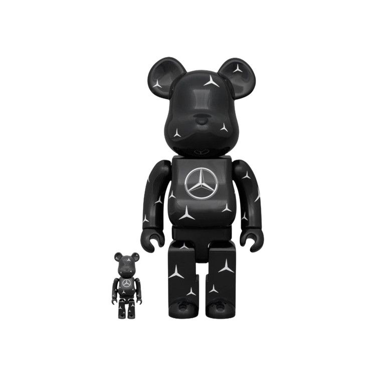 Buy BE@RBRICK Mercedes-Benz 100% & 400% Set 'Black' - 12883