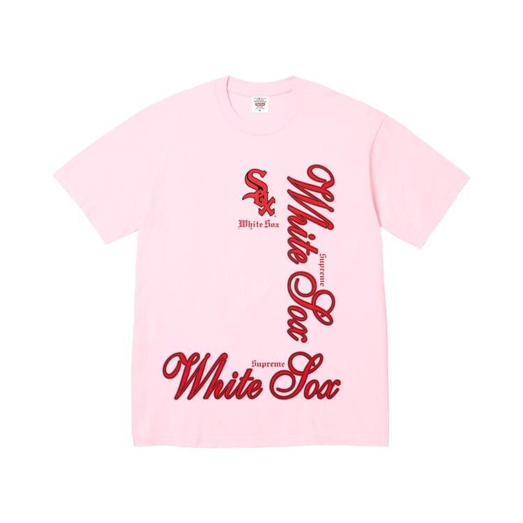 Buy Supreme x MLB Teams Tee 'Light Pink' - FW25T22 LIGHT PINK | GOAT