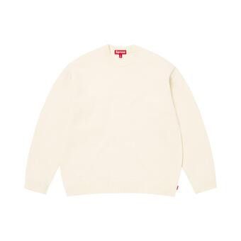 Buy Supreme Angora Script Sweater 'Ivory' - FW25SK35 IVORY | GOAT