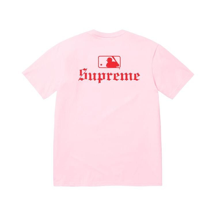 Buy Supreme x MLB Teams Tee 'Light Pink' - FW25T22 LIGHT PINK | GOAT