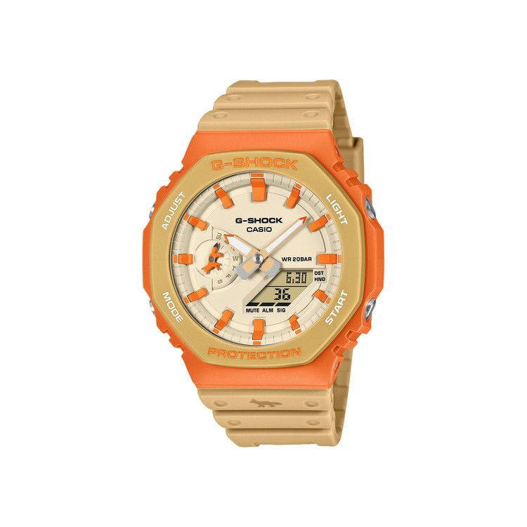 G-SHOCK by Casio Maison Kitsuné 2100 Series Watch 'Orange'