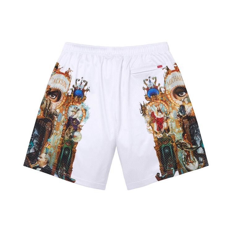 Buy Supreme Michael Jackson Dangerous Mesh Short 'White' - FW25SH4