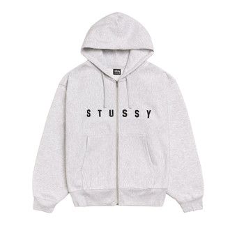 Buy Stussy Lens Zip Hoodie 'Ash Heather' - 1975171 ASH | GOAT