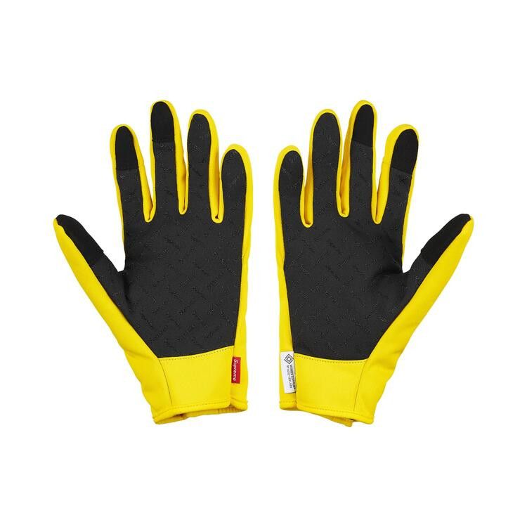 Buy Supreme Windstopper Zip Gloves 'Yellow' - FW25A55 YELLOW | GOAT
