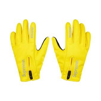 Buy Supreme Windstopper Zip Gloves 'Yellow' - FW25A55 YELLOW | GOAT