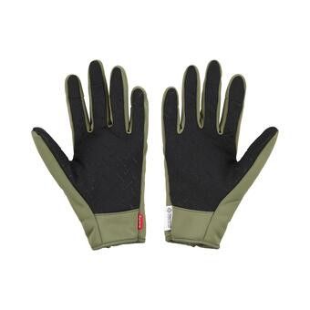 Buy Supreme Windstopper Zip Gloves 'Olive' - FW25A55 OLIVE | GOAT