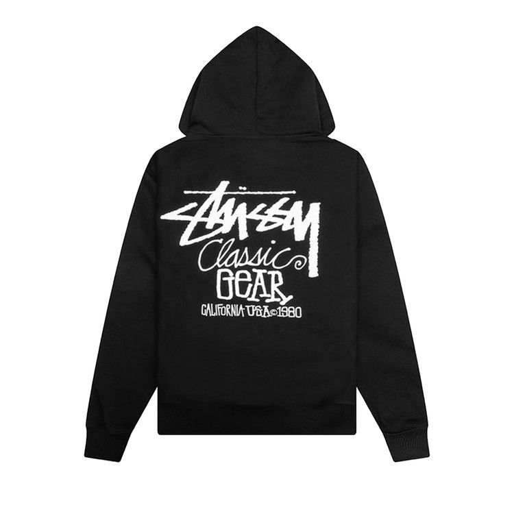 Stussy Classic Gear Hoodie Black