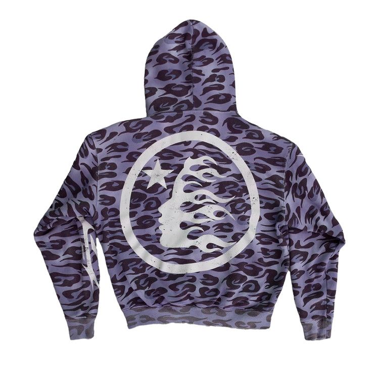 Buy Hellstar Cheetah Zip Hoodie 'Purple' - HSSS26HO1 PUR | GOAT NL