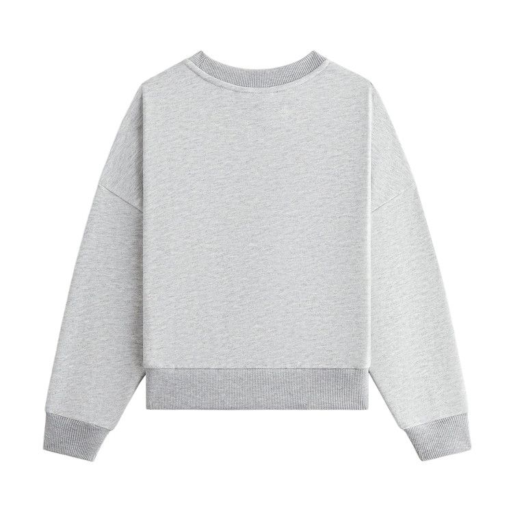 Kith Kids Long-Sleeve Nelson Crewneck 'light Heather Grey'