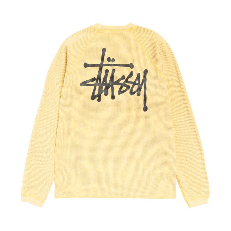 Stussy Basic StüSsy Thermal 'pale Yellow'