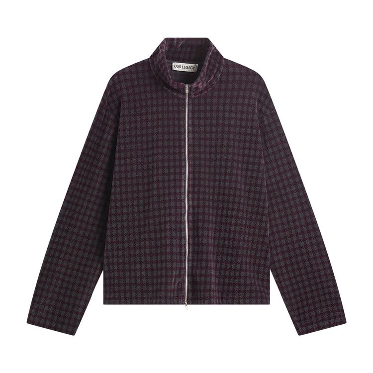 Our Legacy Shrunken Full Zip Bordeaux — foto 2