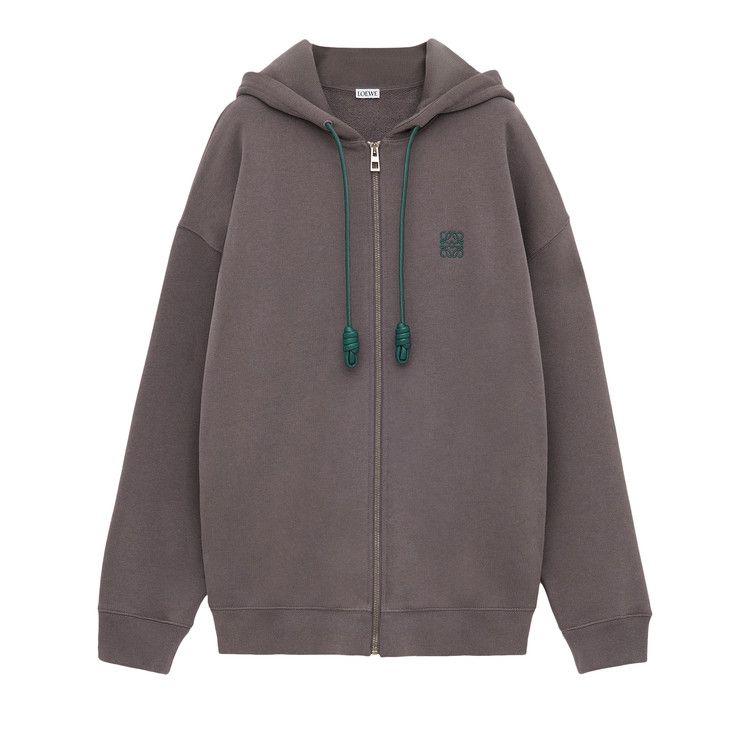Loewe Zip Up Hoodie 'Dark Grey' — foto 2