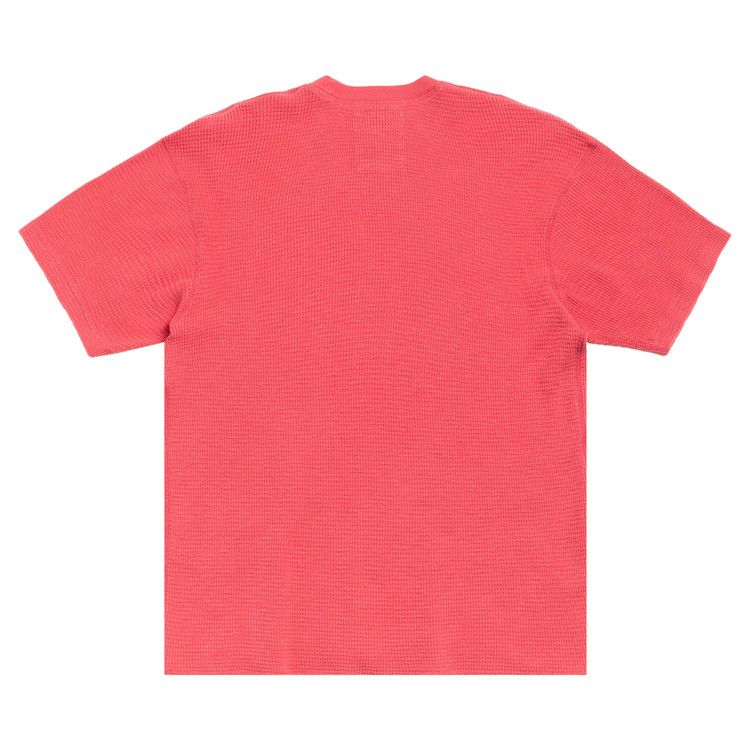Stussy Pigment Dyed Short-Sleeve Thermal 'washed Red'