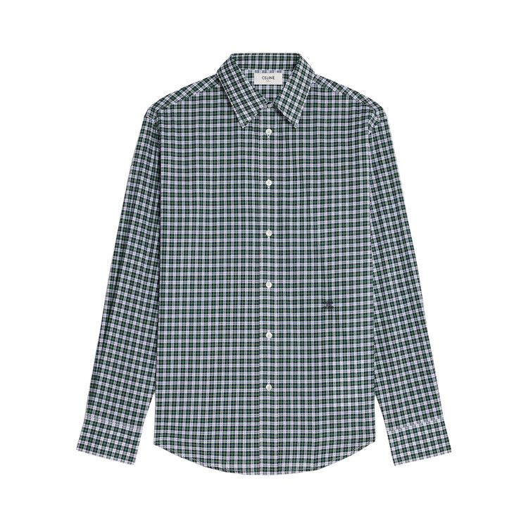 CELINE Relaxed Shirt 'Blanc/Vert/Jaune' — foto 2