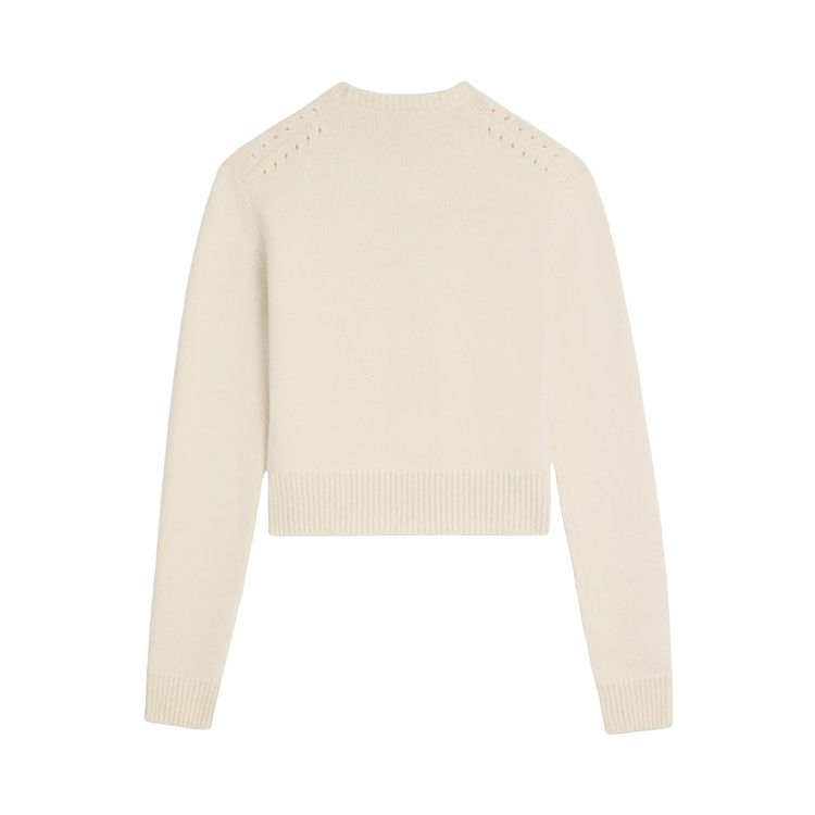 CELINE Crewneck Sweater 'White/Black' — foto 3
