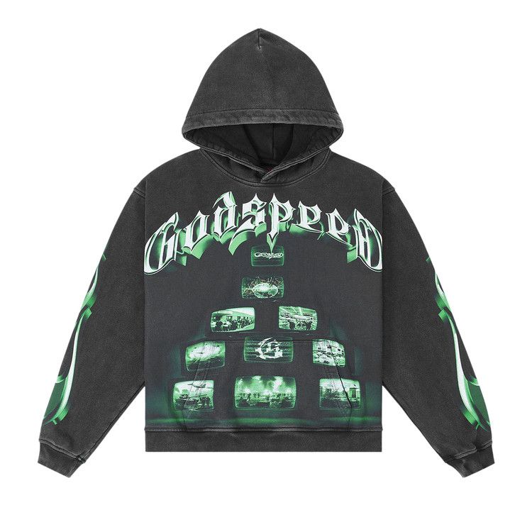 Buy Godspeed Overstimulation 2025 Hoodie 'Black Wash' - 11652