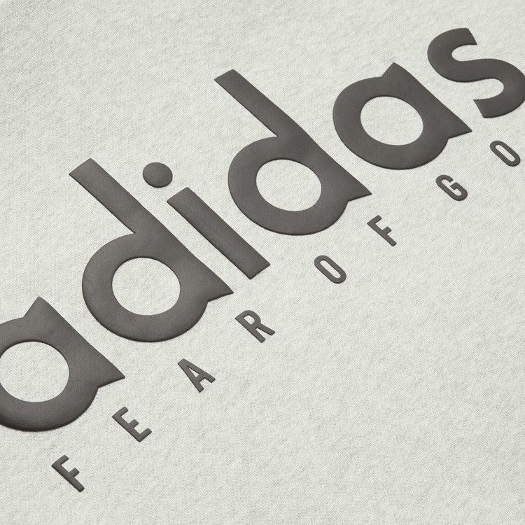 adidas Fear Of God Athletics Cotton Fleece Hoodie Medium Grey Heather — foto 4
