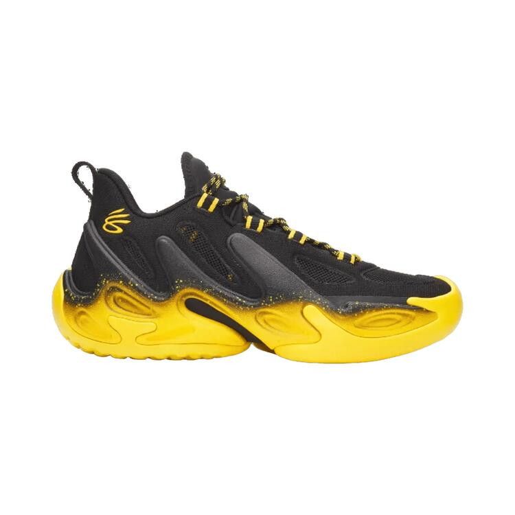Under Armour Curry 13 Basketball Shoes Unisex Black Yellow — foto 2