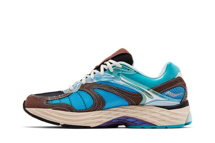 Saucony ProGrid Omni 9 Footpatrol Blue Brown — foto 4