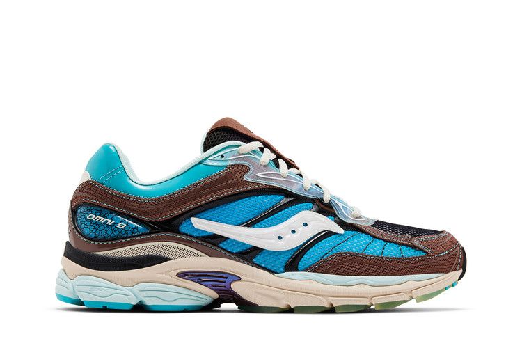 Saucony ProGrid Omni 9 Footpatrol Blue Brown — foto 2
