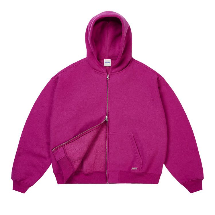 Buy Palace Zip Hood 'Heavy Pink' - P30HD036 | GOAT