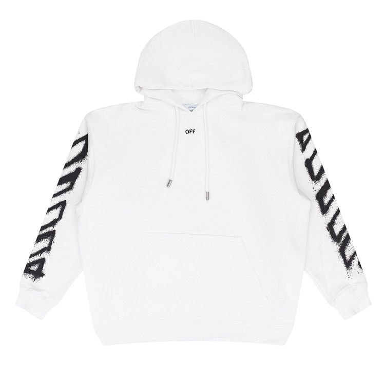 Buy Off-White Spray Can Arrow Hoodie 'White' - 44MBB085F5001100 | GOAT