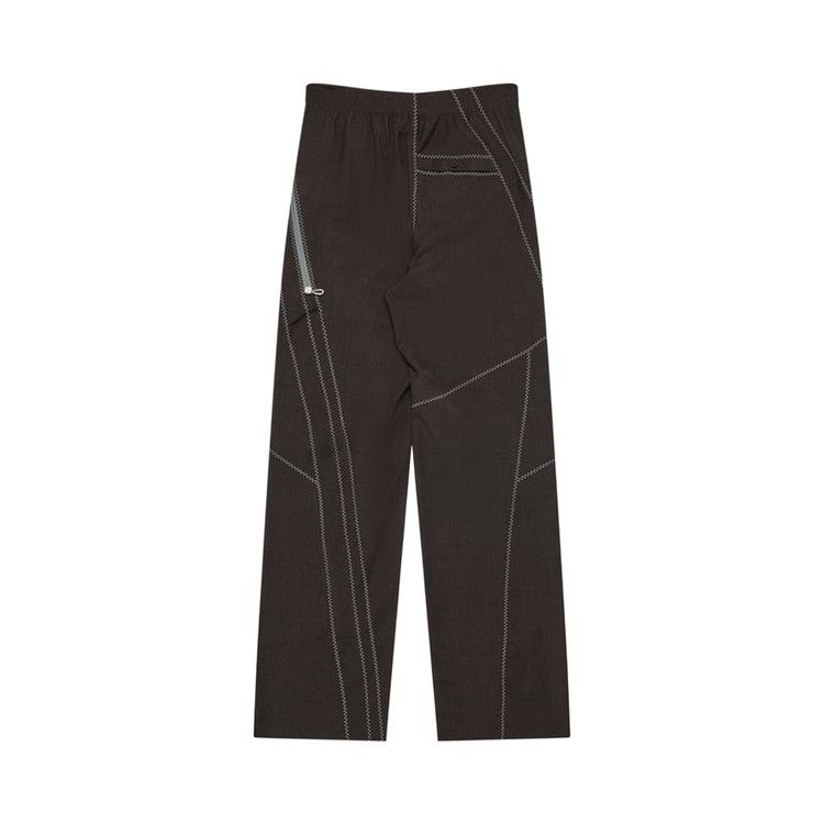 Buy Kiko Kostadinov Melange Wool Fosco Trouser 'Umber Brown