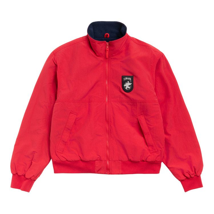 Stussy Polar Fleece Lined Jacket 'Red'