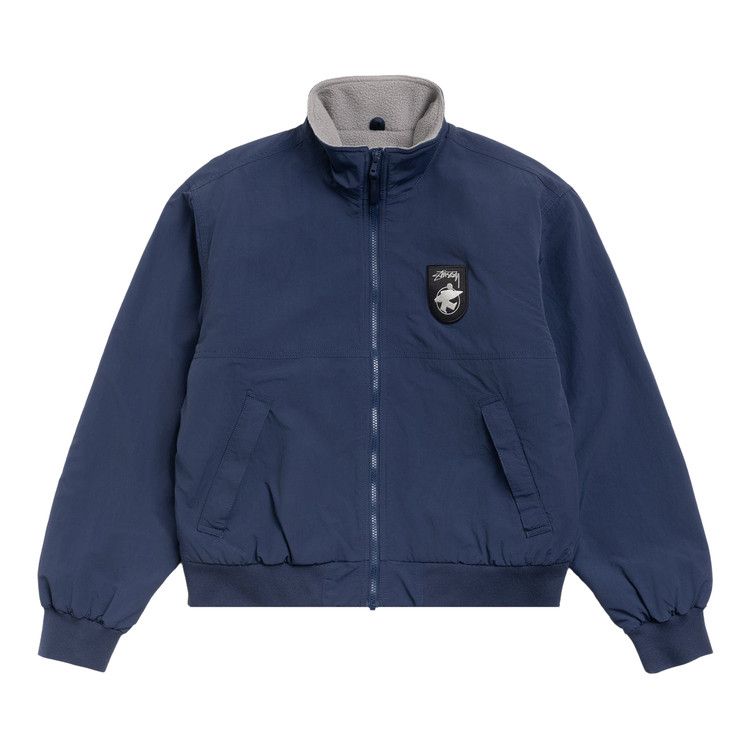 2006年STUSSY GOREウィンドストッパーPコートL濃紺 金ボタン Buy Stussy Polar Fleece Lined Jacket 'Navy' - 115906 NAVY | GOAT