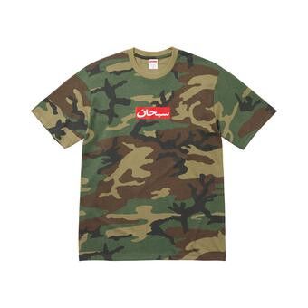 トップス Supreme Arabic BoxLogo Tee Woodland Camo Buy Supreme Arabic Box Logo Tee 'Woodland Camo' - SS26T67 WOODLAND
