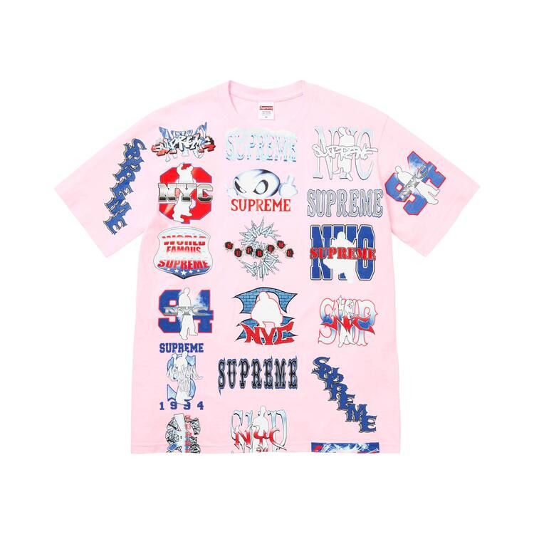 Buy Supreme Flash Tee 'Light Pink' - SS26T47 LIGHT PINK | GOAT