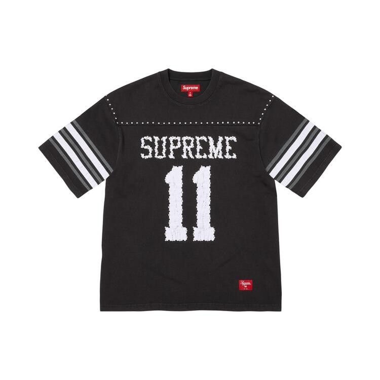 Buy Supreme Studded Short-Sleeve Top 'Black' - SS26KN31 BLACK | GOAT