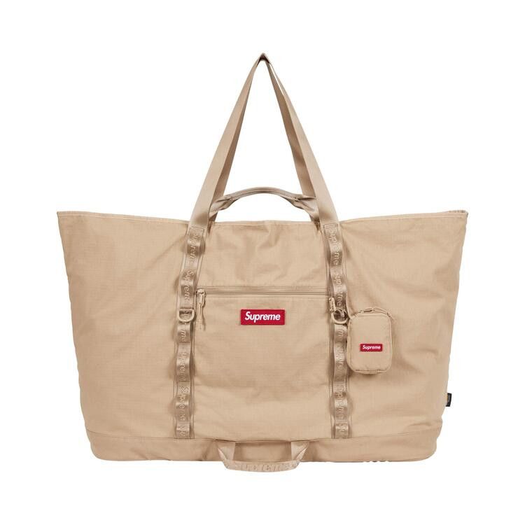 Buy Supreme X-Large Tote Bag + Utility Pouch 'Tan' - SS26B3 TAN | GOAT