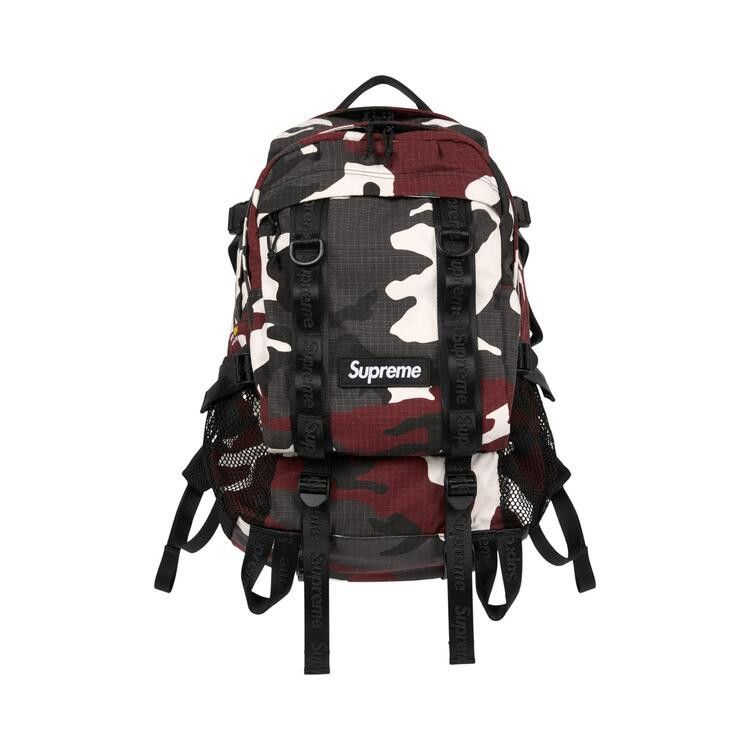 Buy Supreme Backpack 'Red Camo' - SS26B1 RED CAMO | GOAT