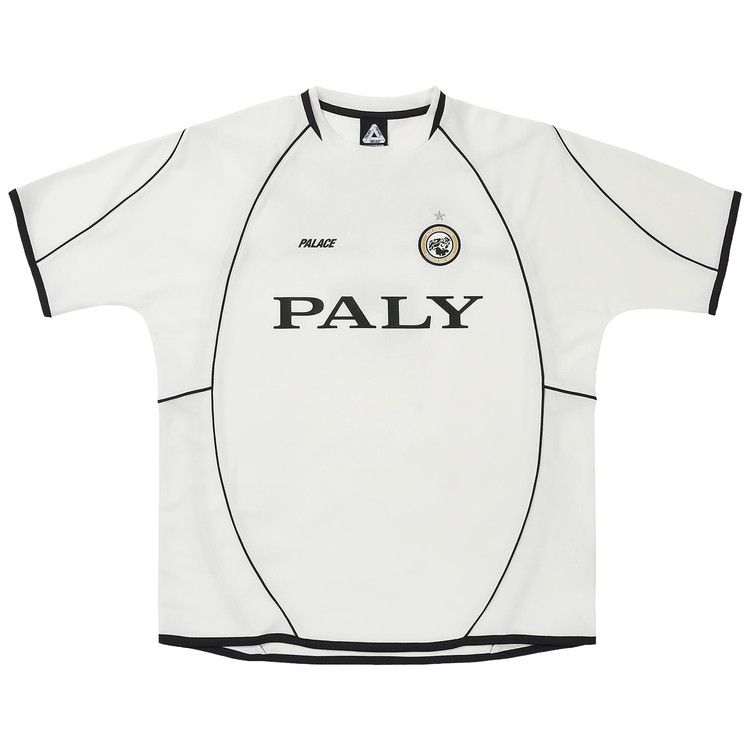 Buy Palace Pro Team Piped Jersey 'White' - P30ES017 | GOAT