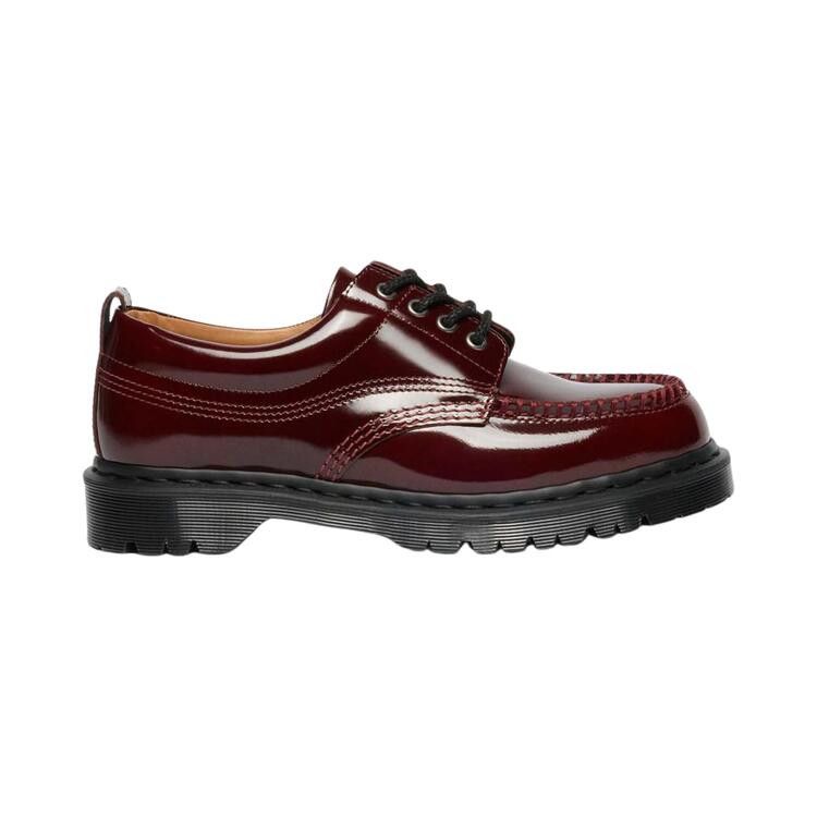 Dr. Martens Lowell Lacquered Moc Toe Shoes Cherry Red — foto 2