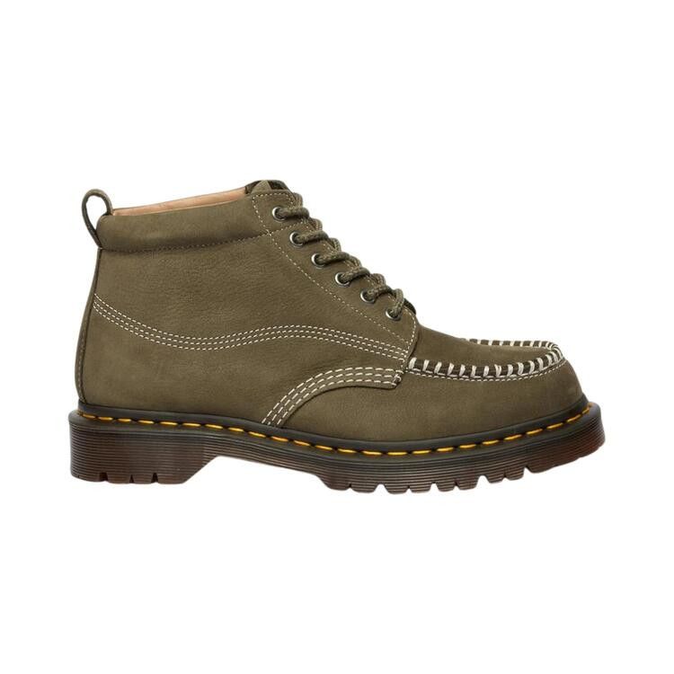 Dr. Martens Lowell Chukka Moc Toe Ankle Boot Olive Green Milled Nubuck — foto 2