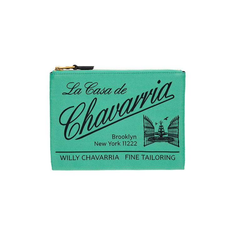 Willy Chavarria Label Pouch 'Uniform Green' — foto 2