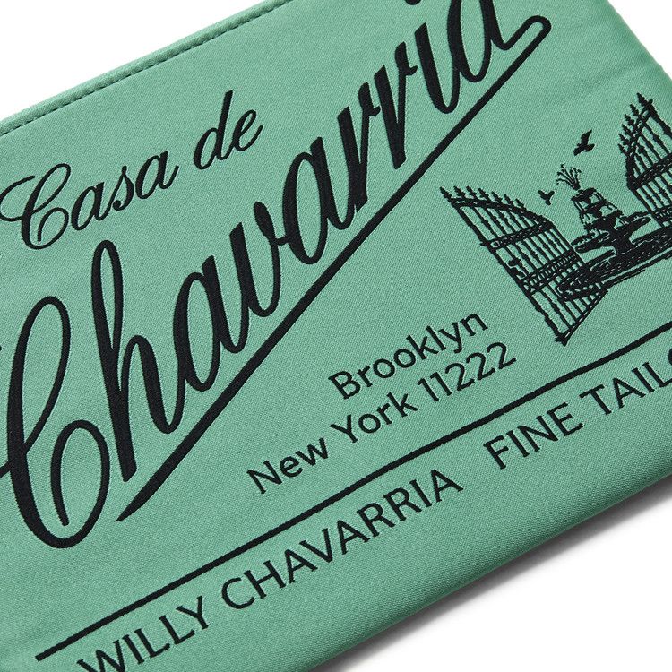 Willy Chavarria Label Pouch 'Uniform Green' — foto 4