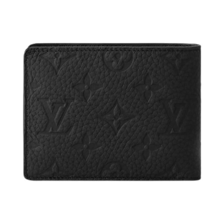 Buy Louis Vuitton Multiple Wallet 'Black Embossed Taurillon