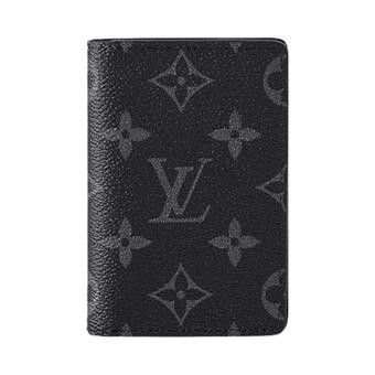 Buy Louis Vuitton Pocket Organizer 'Black Monogram Eclipse Canvas