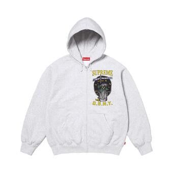 Buy Supreme x Dsny Zip Up Hooded Sweatshirt 'Ash Grey' - SS26SW67