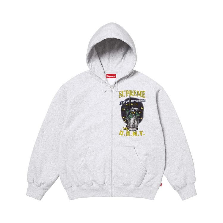Buy Supreme x Dsny Zip Up Hooded Sweatshirt 'Ash Grey' - SS26SW67