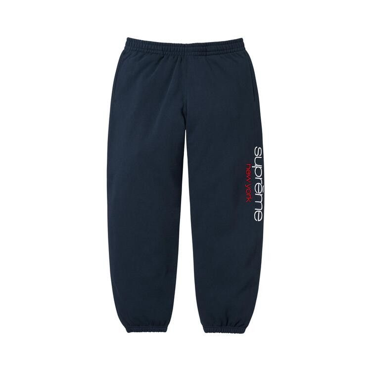 Buy Supreme Classic Logo Sweatpant 'Navy' - SS26P31 NAVY | GOAT